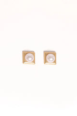 Kimmy Pearl Earrings - Gold