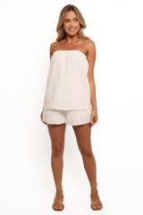 Alicent Romper - White