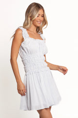 Lune Mini Dress - Blue Stripe