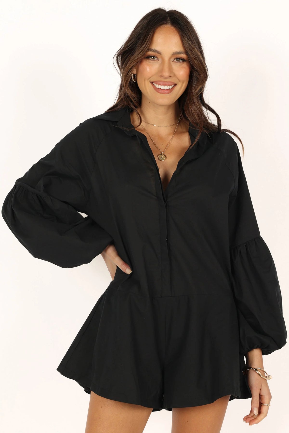 Elsa Romper - Black