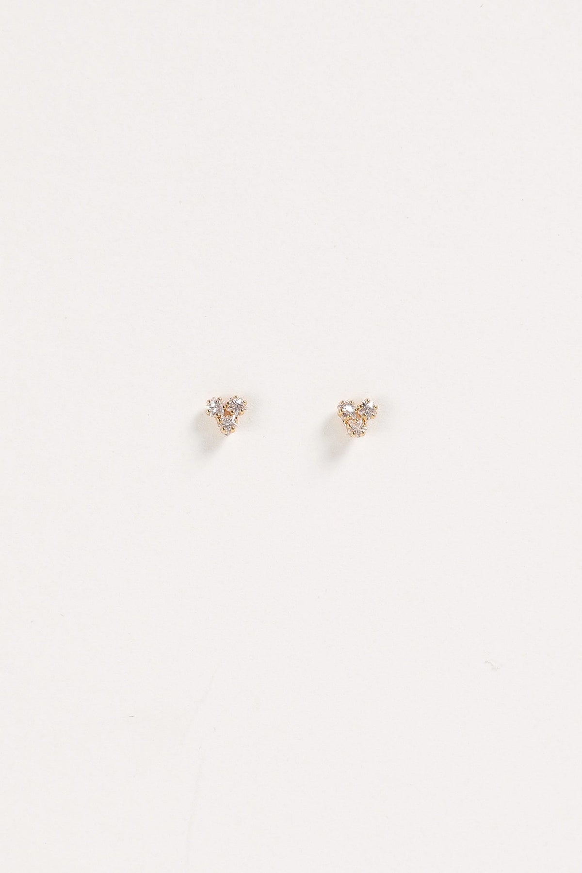 Janey Stud Earrings - Gold