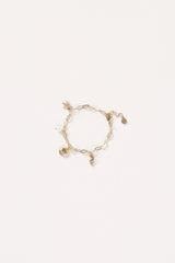 Alice Charm Bracelet - Gold