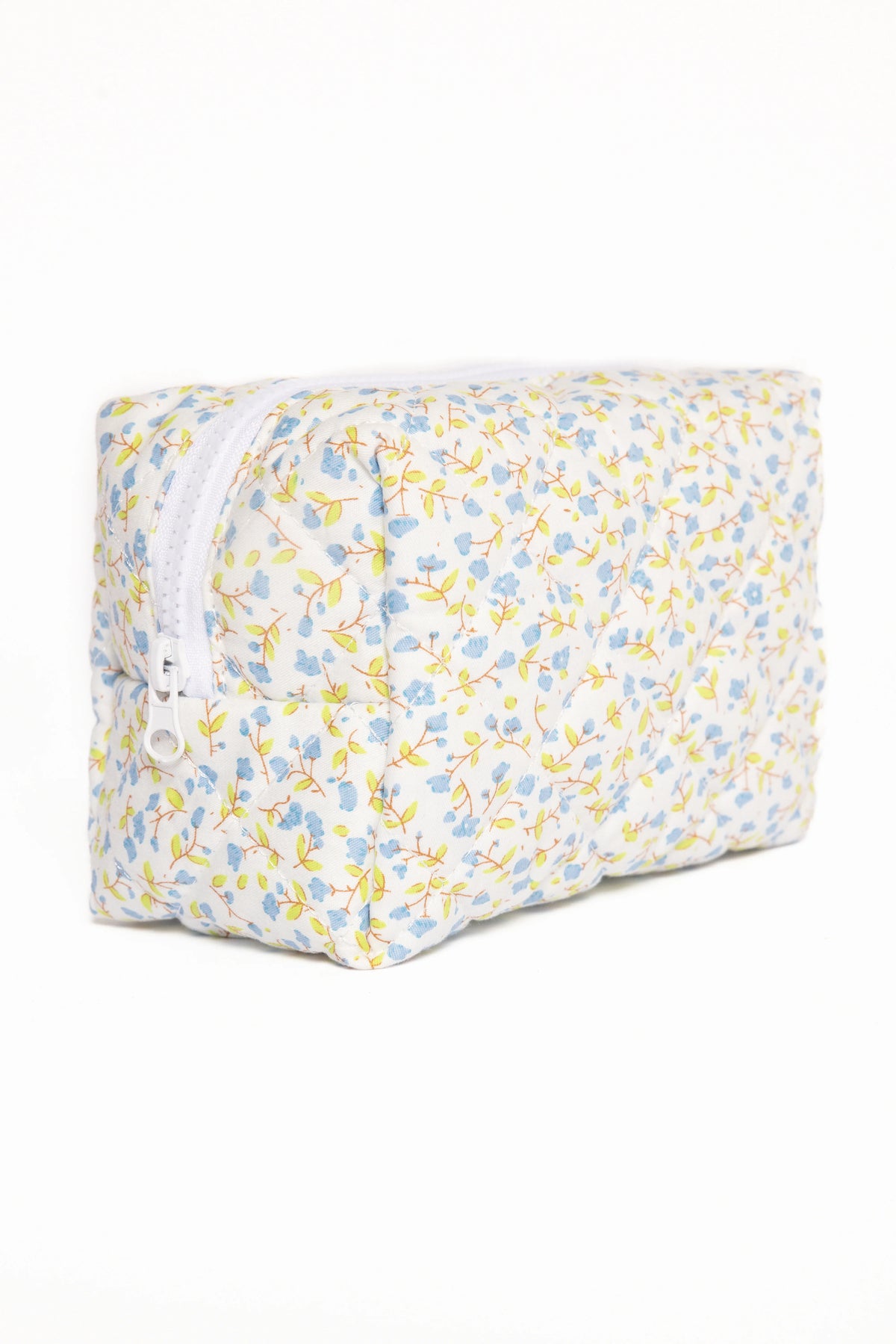 Clementine Cosmetic Bag - Blue Floral