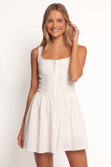Gale Mini Dress - White