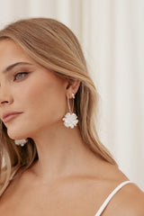 Katia Earrings - White