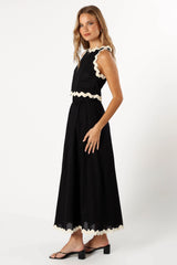 Chrissy Two Piece Set - Black Cream