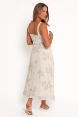 Liora Midi Dress - Antique White